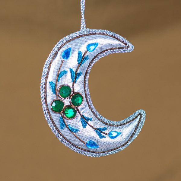 Pendentif Ornement Traditionnel Croissant De Lune Cm Zenvol