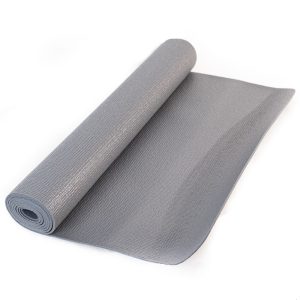 Tapis de Yoga en PVC Gris 4 mm - 183 x 61 cm