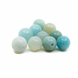 Perles Pierre Précieuse Amazonite - 10 pièces (6 mm)