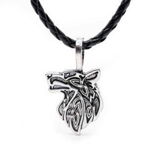 Pendentif Viking Tête de Loup