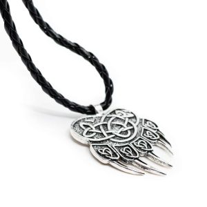 Pendentif Viking Griffe d'Ours - Noeud de l'Infini