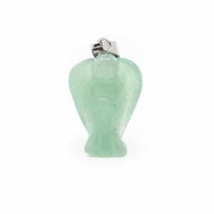 Pendentif Ange Gardien Aventurine verte (20 mm)