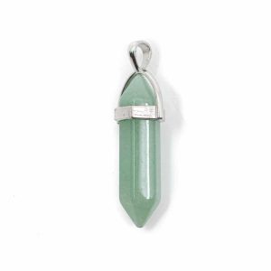 Pendentif Double Papillon Aventurine Verte