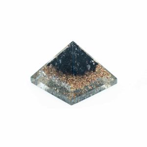 Mini Pyramide Orgonite / Tourmaline Noire (25 mm)