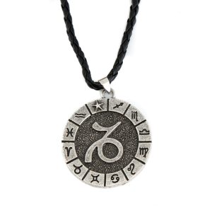 Pendentif Signe Astrologique Sagittaire en Métal (40 mm)