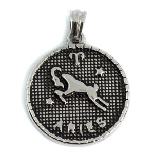 Pendentif Signe Astrologique Bélier en Métal (25 mm)