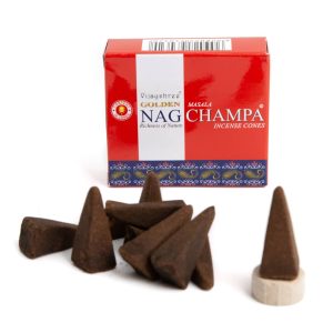 Cônes d'Encens Golden Nag Champa (1 paquet)