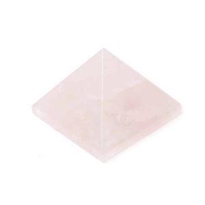 Pyramide Pierre Précieuse Quartz Rose - 25 mm