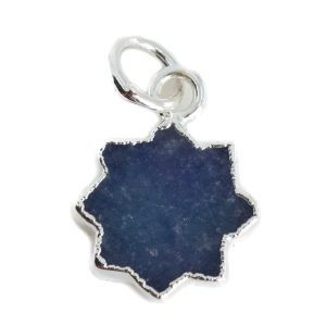 Pendentif Saphir (Coloré) Soleil - 12 mm