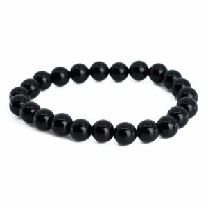 Bracelet Pierre Précieuse Onyx Noir - 8 mm