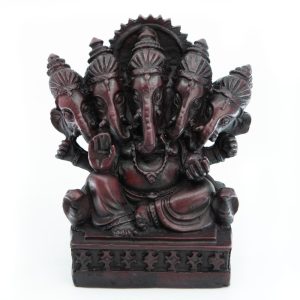 Figurine Ganesha avec Cinq Têtes (13 cm)