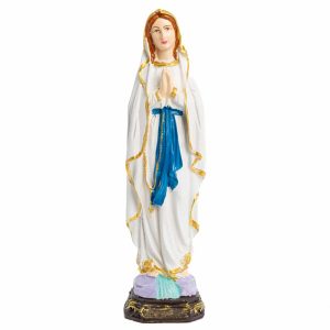 Statuette Sainte Marie de Lourdes - Peinte à la Main (30 cm)