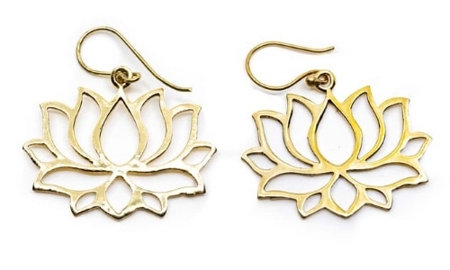 Boucles d'Oreilles Lotus