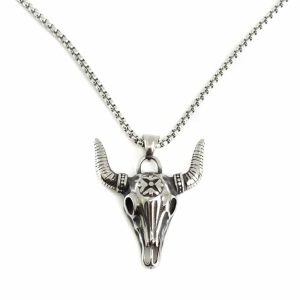 Pendentif Viking Crâne de Taureau