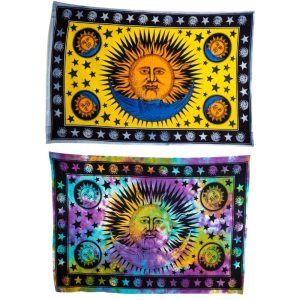 Ensemble de Tapisseries Authentiques Soleil & Lune - Lot